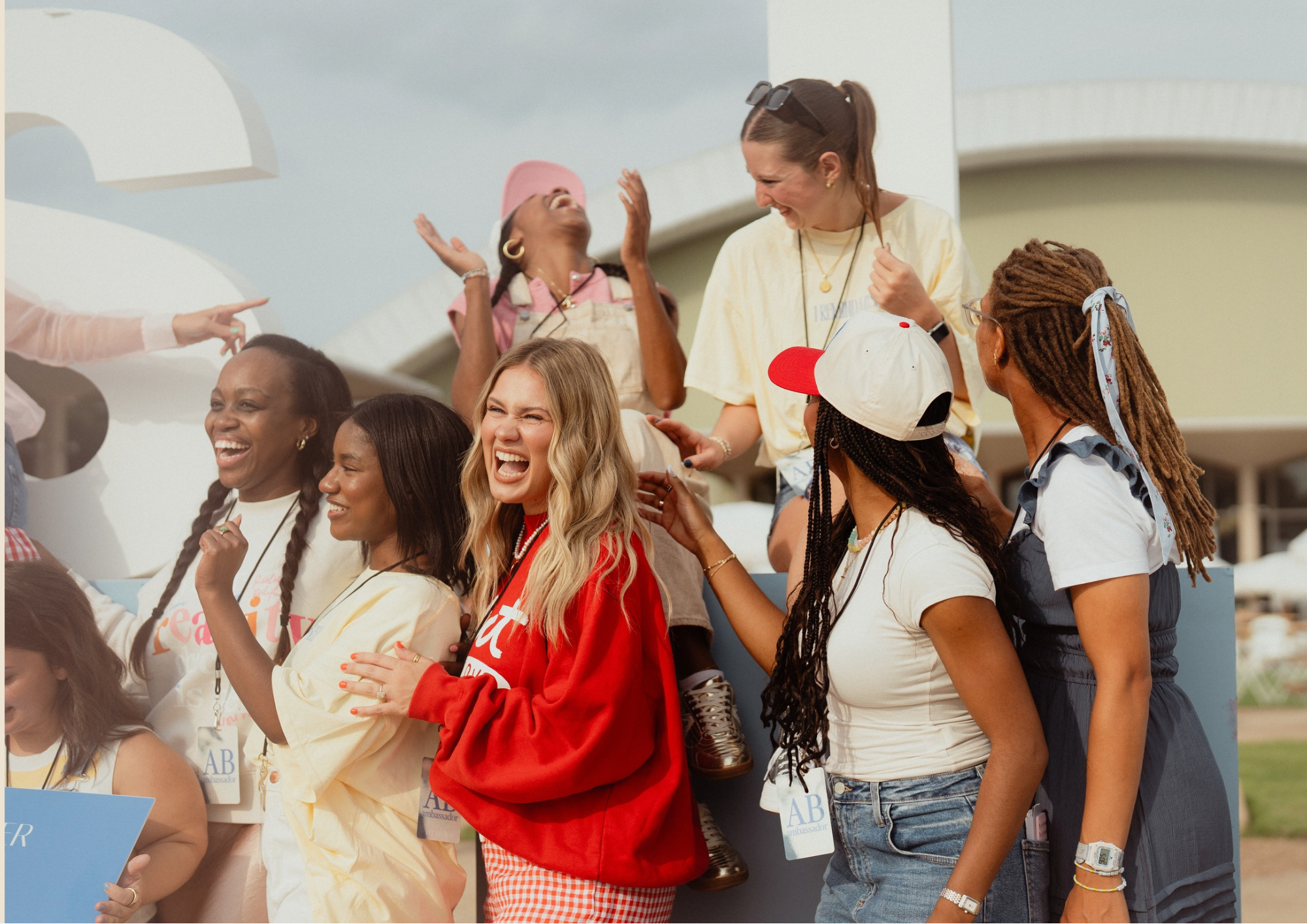Live Original Ambassadors gathering together, laughing and building community